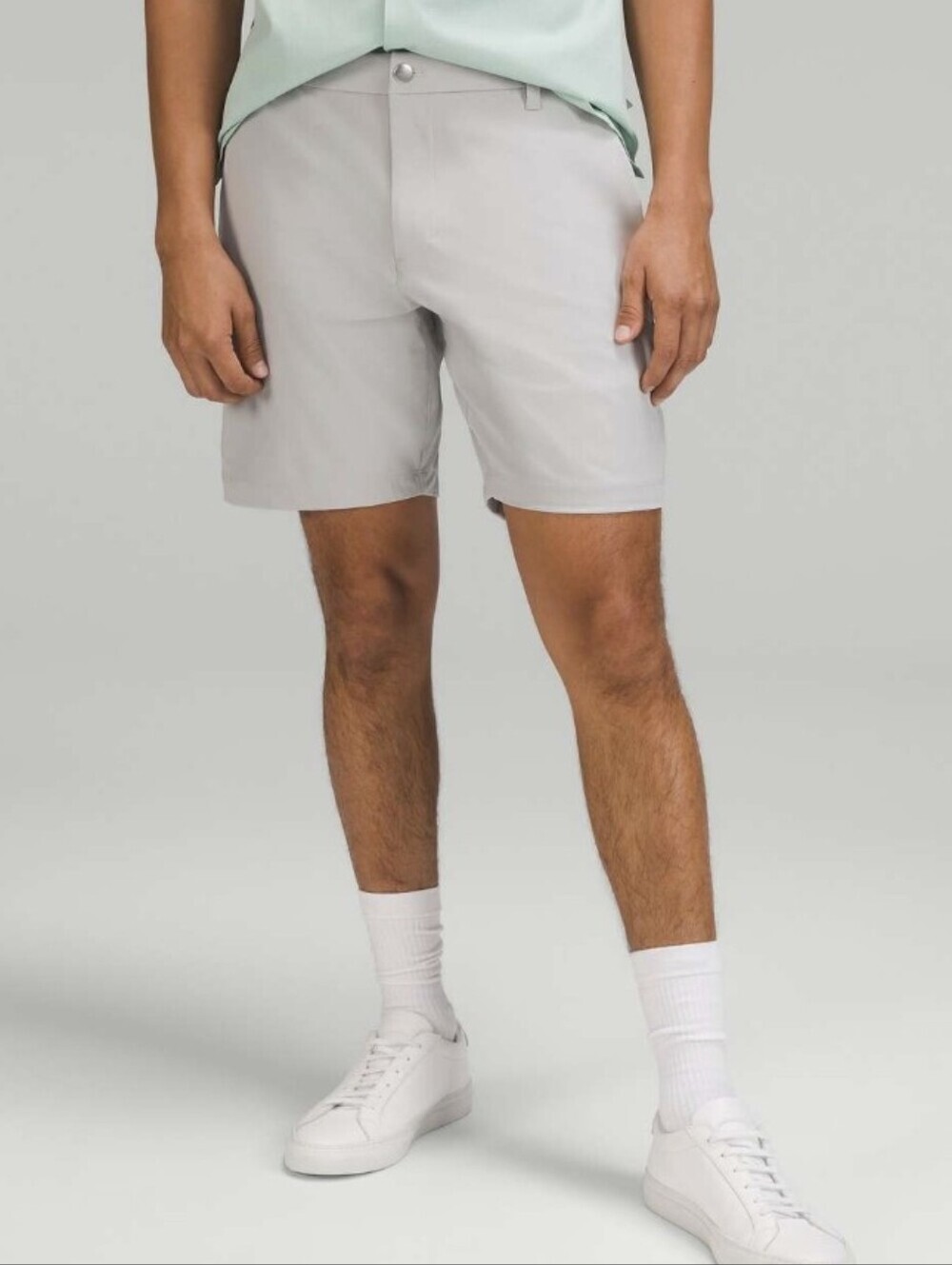 Lululemon Commission Classic-Fit Short 7" Inseam. *Warpstreme. Light Grey. 38 US